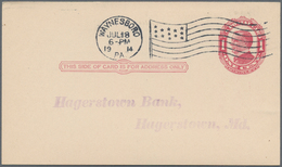 Vereinigte Staaten Von Amerika - Ganzsachen: 1910/11 Lot Of Ca. 510 Unused And Mostly Used Postal St - Sonstige & Ohne Zuordnung