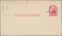 Vereinigte Staaten Von Amerika - Ganzsachen: 1920 Holding From Specialzed Collection Of Ca. 880 Unus - Otros & Sin Clasificación