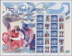 Vereinte Nationen - New York: 2003/2008, Collection Of 21 Mint Never Hinged "Greeting Stamps" Mini S - Andere & Zonder Classificatie