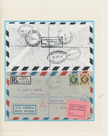 Flugpost Alle Welt: 1925/1945 Ca., Comprehensive Collection With More Than 100 Worldwide Airmail Cov - Sonstige & Ohne Zuordnung