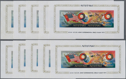 Thematik: Raumfahrt / Astronautics: 1975, Aitutaki. American-Soviet Space Flight Apollo-Soyuz. Lot O - Altri & Non Classificati