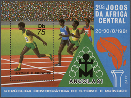 Thematik: Sport / Sport: 1981, Sao Thome And Principe, 1000 Copies Of The Souvenir Sheet Mi.no. Bl. - Andere & Zonder Classificatie