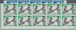 Thematik: Sport-Boxen / Sport-boxing: 1977, Senegal. Boxing World Champion MUHAMMAD ALI. Complete Se - Boxeo