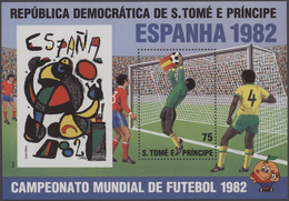 Thematik: Sport-Fußball / Sport-soccer, Football: 1982, Sao Thome And Principe, 1000 Copies Of The S - Other & Unclassified