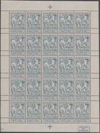 Belgien: 1911, "1911" Overprints On 1910 Charity Issue, 5c.+10c. Type "Montald" And 5c.+10c. Type "L - Colecciones