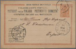Finnland: 1884-1958, Partie Mit Rund 50 Briefen, Belegen Und Ganzsachen, Dabei Auch Nette Ansichtska - Cartas & Documentos