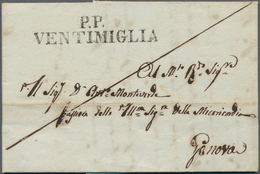 Frankreich: 1817 From Ca., Interesting Lot With Ca.30 Entires/covers, Comprising 13 Pre-philatelic L - Colecciones Completas