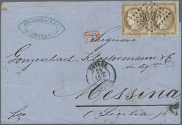 Französische Post In Der Levante: 1900/1910 (ca.), 17 Postal Stationeries, Envelopes And Folded Lett - Otros & Sin Clasificación