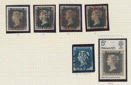 Großbritannien: 1840/1910 (ca.), QV (mainly) And KEVII, Almost Exclusively Used Collection In An Alb - Otros & Sin Clasificación