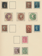 Großbritannien: 1840/1980, Used And Mint Colelction In Four Albums, Varied Condition, Main Value In - Other & Unclassified