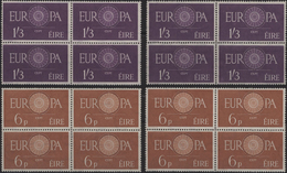 Irland: 1960, Europa, 500 Copies Of This Set, Including Units, Mint Never Hinged. Mi.Nr. 146/147, Mi - Ungebraucht
