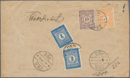 Jugoslawien: 1920/92 Small Holding Of About 130 Covers, Service Letters, Cards, Parcel Cards, Pictur - Brieven En Documenten