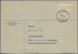 Liechtenstein: 1920/66, Posten Von Ca. 30 Briefe, AK Und Gebrauchten Ganzsachen, Dabei Gute Bild-Gs. - Collections