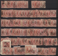 Niederlande: 1864/1890 Ca., PLATE FLAWS And VARIETIES, Extensive Accumulation With Hundreds Of Stamp - Brieven En Documenten
