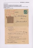 Österreich: 1945/1947, Reichhaltige Spezialsammlung Der BEHÖRDENPOST Mit Ca.120 Belegen Im Ordner, D - Sammlungen