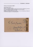 Österreich: 1945/1948, US-ZENSUR In Österreich, Reichhaltige Sammlung Mit Ca.80 Belegen, Dabei Versc - Collezioni