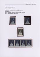 Österreich: 1948, Interessante Spezialsammlung Der Ausgaben Olympia, Ziehrer, Amerling Und Wiederauf - Verzamelingen