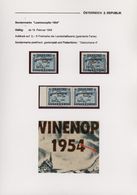 Österreich: 1953/1955, Spezialsammlung Der Sondermarken Von MiNr.961-1017 Mit Ca.120 Belegen Und übe - Collections