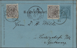 Österreich - Ganzsachen: 1872/1935 Spezialsammlung Im Alten Großen Ganzsachenalbum Mit Ca. 430 Ungeb - Andere & Zonder Classificatie