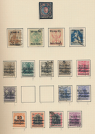 Polen: 1860/1939, Used And Mint Collection In A Binder, From A Decent Copy 1860 10kop. Blue/rose, Go - Usados