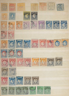 Rumänien: 1858/1972 (ca.), Collection In 5 Stock Books And Binders, Including The Earlier Issues, An - Used Stamps