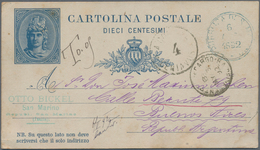 San Marino - Ganzsachen: 1882/1982 Accumulation Of Ca. 1.150 Unused Postal Stationeries, Incl. Posta - Entiers Postaux