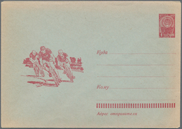 Sowjetunion: 1938/91 Ca. 380 Letters, Special Envelopes, Cards And Unused And Used Postal Stationari - Brieven En Documenten