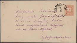 Ungarn - Ganzsachen: 1869/1926 Specialized Collection In An Ancient Album With Ca. 350 Unused And Us - Enteros Postales