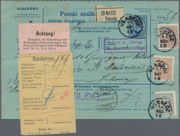 Europa: 1873/1968, Holding Of About 120 Letters, Cards, Parcel Cards And Used Postal Stationery, Inc - Otros - Europa