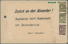 Deutschland: 1900 - 1948 (ca.), Interessante Partie Von Ca. 70 Besseren Belegen Aus Verschiedenen Ze - Verzamelingen