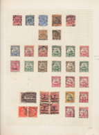 Deutschland: 1870 - 1956 (ca.), Sammlungsposten Auf Selbst Gestalteten Blätter Mit Zumeist Bahnposts - Collezioni