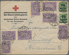Deutsches Reich - Inflation: 1923, Posten Von 14 Orts-Briefen Der Friedrich-Alfred-Hütte (Krupp) In - Colecciones