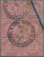 Deutsche Post In Der Türkei - Vorläufer: 1870/1898, Sauber Gestempelte Sammlungspartie Von 22 Marken - Turkse Rijk (kantoren)