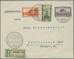 Deutsche Abstimmungsgebiete: Saargebiet: 1920 - 1952 (ca.), Posten Von Ca. 90 Belegen, Insbesondere - Cartas & Documentos