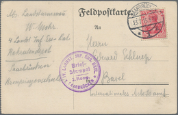 Deutsche Abstimmungsgebiete: Saargebiet - Feldpost: 1915/1935, Lot Von Sieben Briefen/Karten Und Ein - Storia Postale