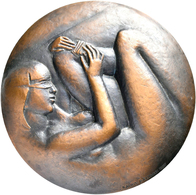 Medaillen Alle Welt: Finnland: Bronzemedaille 1997 Von Kauko Räsänen, 80 Mm, 534 G, Auflage: 100 Exe - Zonder Classificatie