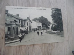 CPA 44 Loire Atlantique Sainte Marie Sur Mer La Place Côté De L'église - Otros & Sin Clasificación