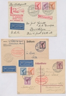 Deutschland: 1930/1949, Lot Von Elf Briefen/Karten, Dabei Fünf Zeppelin/Schleuderflug, Berlin MiF Sc - Sammlungen