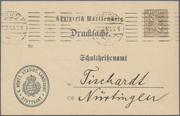 Deutschland - Ganzsachen: 1860-1960, Vielseitige Partie Mit Einigen Hundert Gebrauchten Und Ungebrau - Colecciones