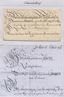 Altdeutschland - Vorphila: 1736/1860, Kleine Nette Sammlung Von Zwölf Ausgesuchten Belegen, Dabei Sc - Prephilately