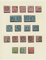 Bayern - Marken Und Briefe: 1849/1868, Saubere Gestempelte Sammlung Von 56 Marken Der Geschnittenen - Otros & Sin Clasificación