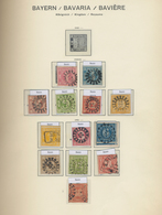 Bayern - Marken Und Briefe: 1850/1920, Numerisch Vollständige Sammlung (mit Ausnahme Von MiNr 1, 2 I - Otros & Sin Clasificación