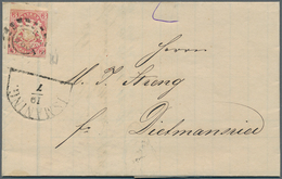 Bayern - Marken Und Briefe: 1868/1872, Posten Von Ca. 110 Briefen Je Frankiert Mit 3 Kr. Rosa (gesch - Otros & Sin Clasificación
