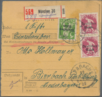 Bayern - Marken Und Briefe: 1870-1920 (ca.): Über 300 Briefe, Postkarten, Ganzsachen, Feldpost 1. WK - Andere & Zonder Classificatie