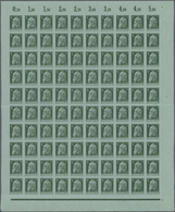 Bayern - Marken Und Briefe: 1911, Luitpolt 5 Pfennig In Type I Als Kompletter 100er Bogen Postfrisch - Other & Unclassified