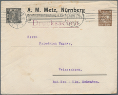 Bayern - Ganzsachen: 1875/1920 (ca.), Reichhaltiger Posten Von Einigen Hundert Ungebrauchten Und Geb - Otros & Sin Clasificación