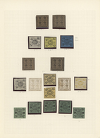 Braunschweig - Marken Und Briefe: 1853/67, Saubere Ungebrauchte Sammlung Auf Alten Albenblättern Mit - Brunswick