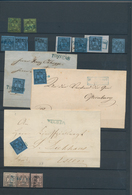 Oldenburg - Marken Und Briefe: 1852/1867, Geestempelte Und Ungebrauchte Sammlung Von 60 Marken Und F - Oldenburg