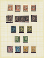 Preußen - Marken Und Briefe: 1850/1867, Saubere Gestempelte Sammlung Von Ca. 46 Marken (incl. Einem - Otros & Sin Clasificación