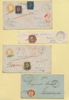 Preußen - Marken Und Briefe: 1850/1867, Urige Sammlung Auf Albenblättern, Dabei Insbesondere Guter T - Other & Unclassified